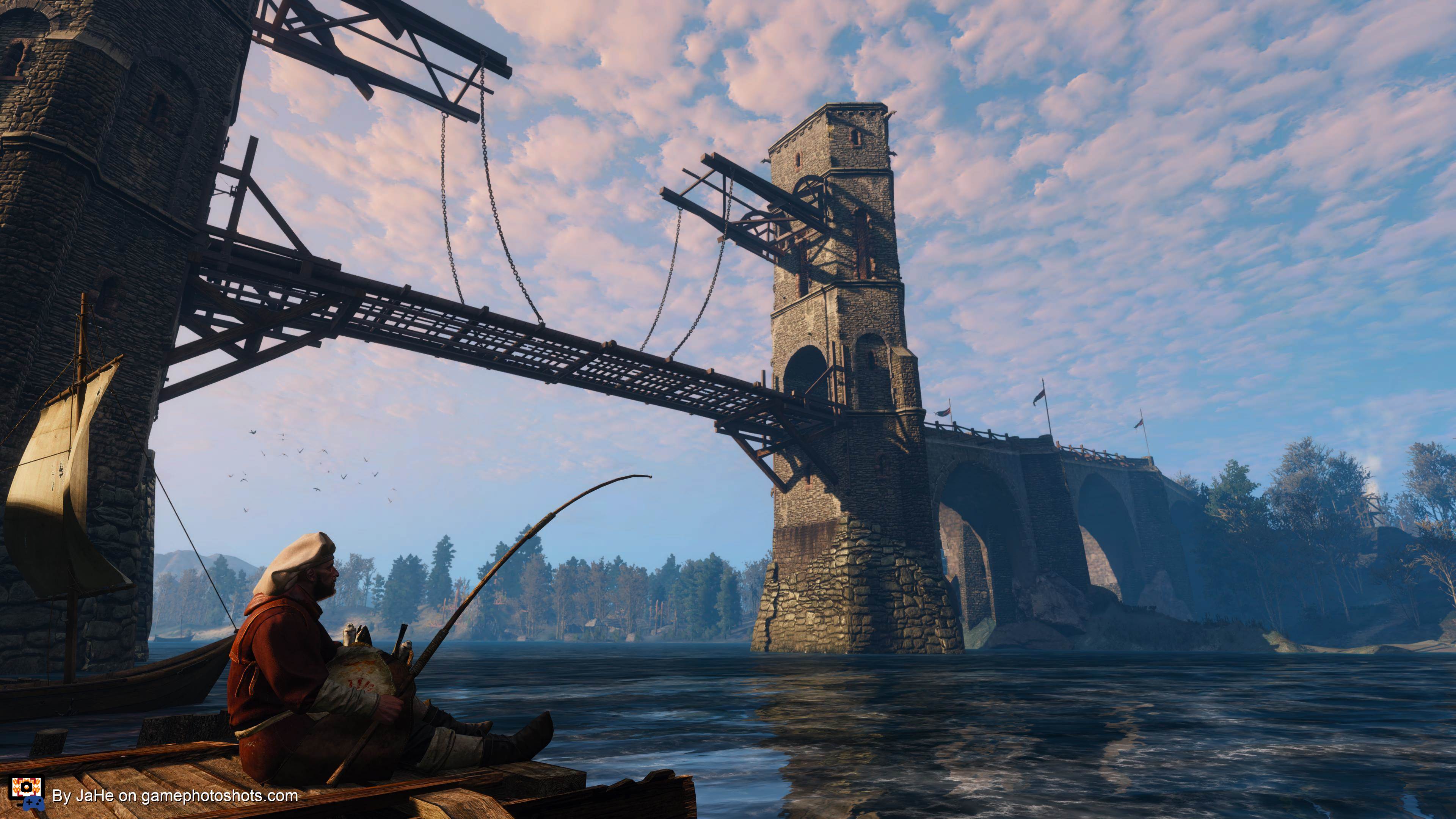 Fisherman near the Oxenfurt bridge