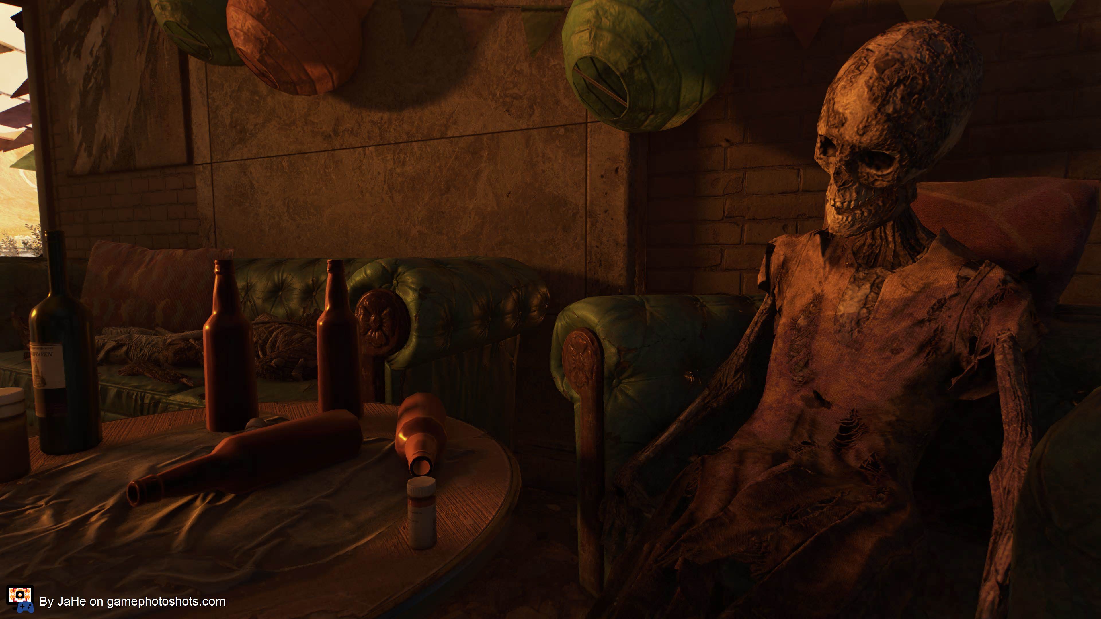 She died just sitting in the chair