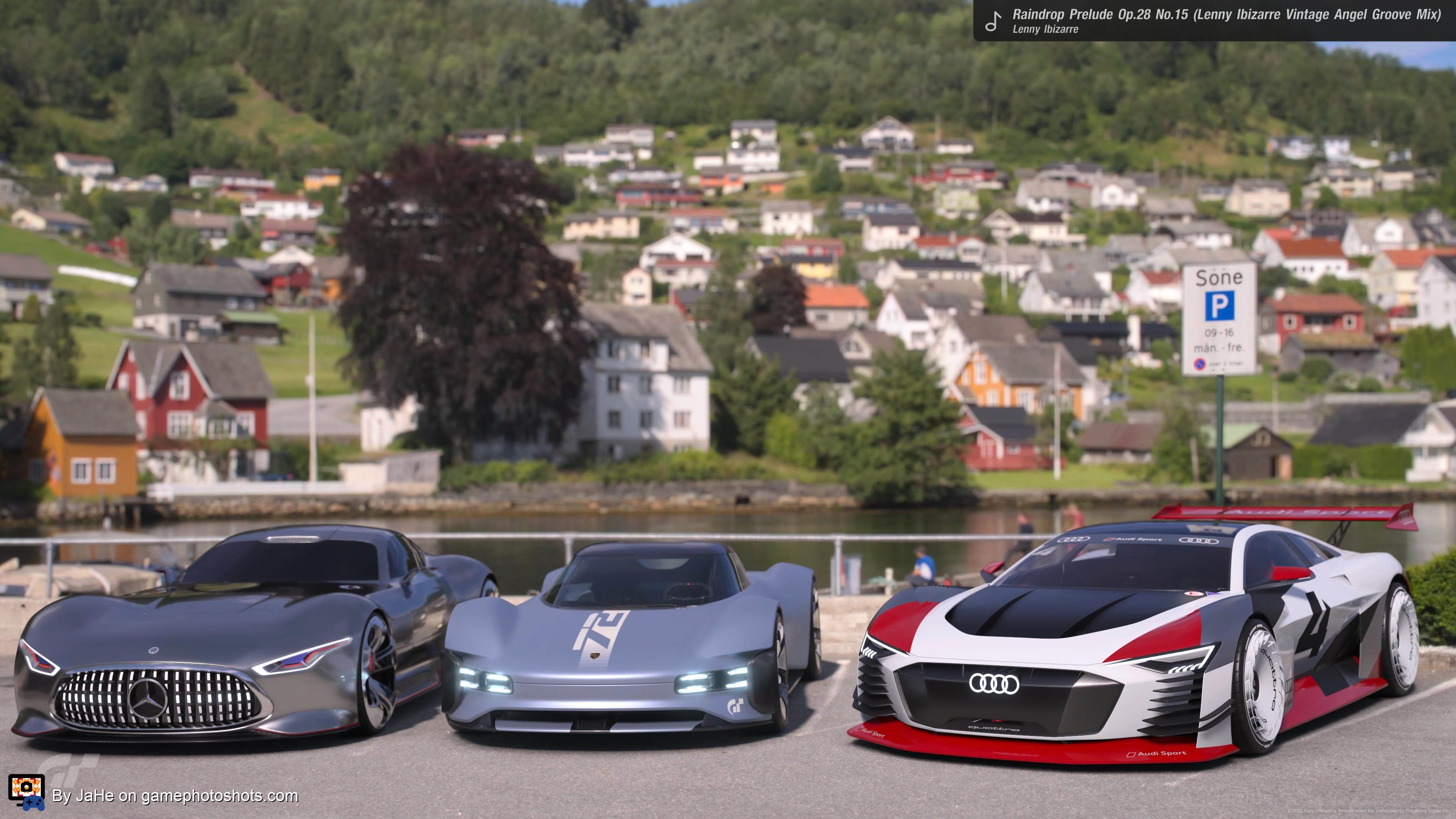 Mercedes, Porsche, Audi Vision GT