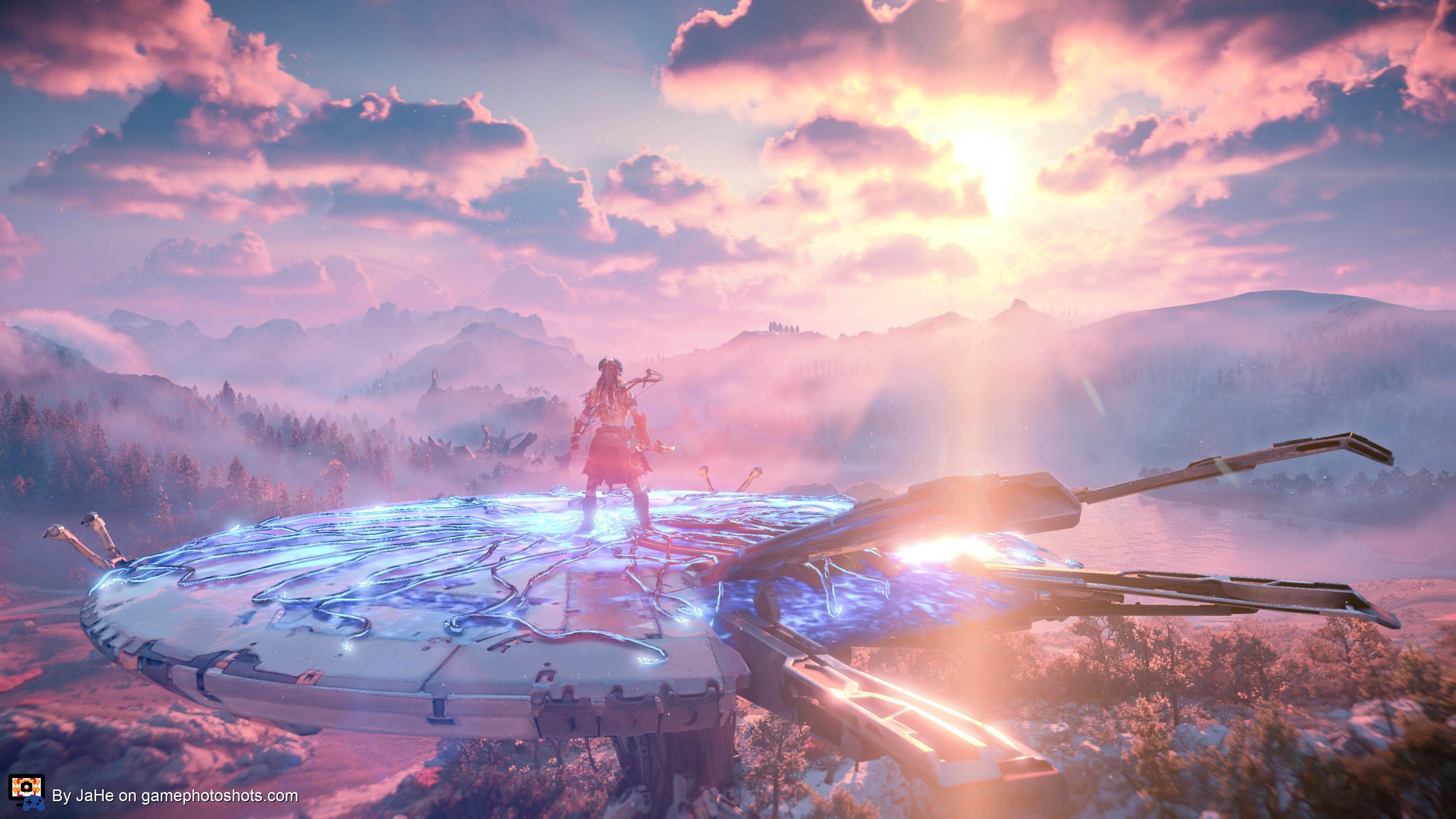 Colorful scene from tallneck